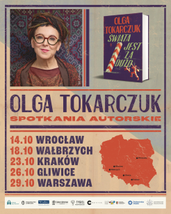 Obraz do artykułu: Spotkania z Olgą Tokarczuk