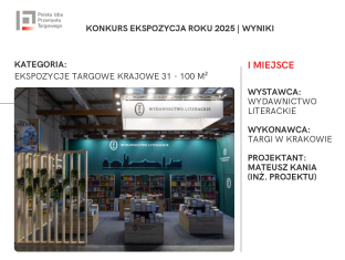 Wydawnictwo Literackie laureatem 9. edycji Konkursu Ekspozycja Roku 2025!