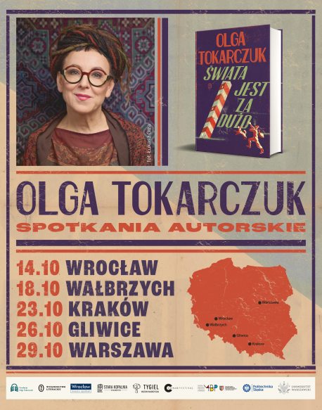 Obraz do artykułu: Spotkania z Olgą Tokarczuk