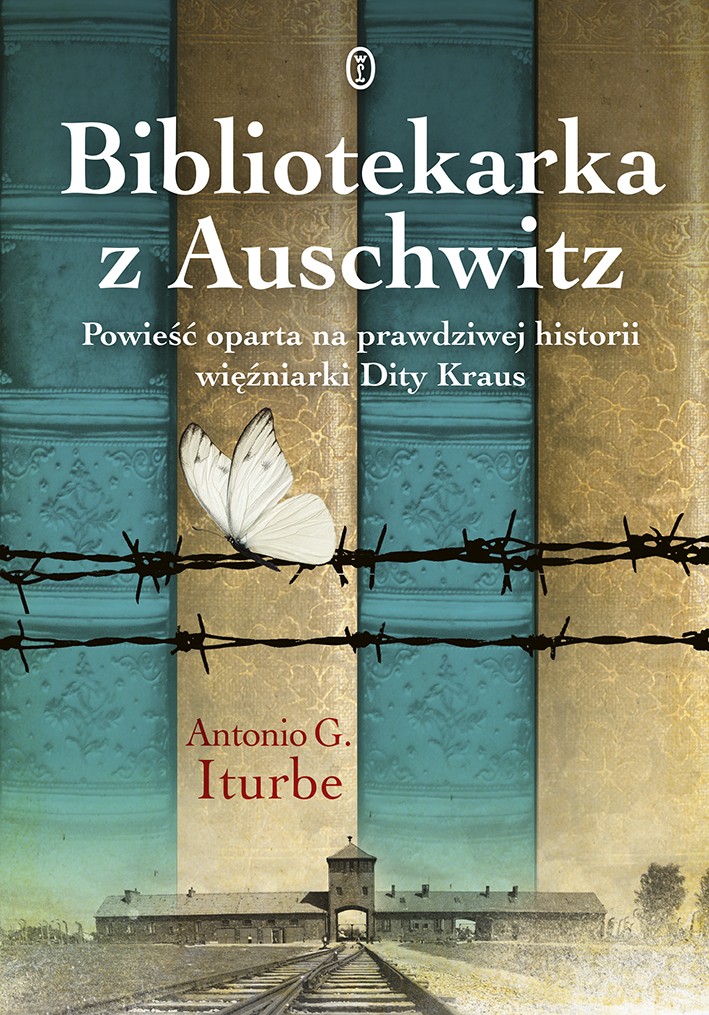 Okładka:Bibliotekarka z Auschwitz 